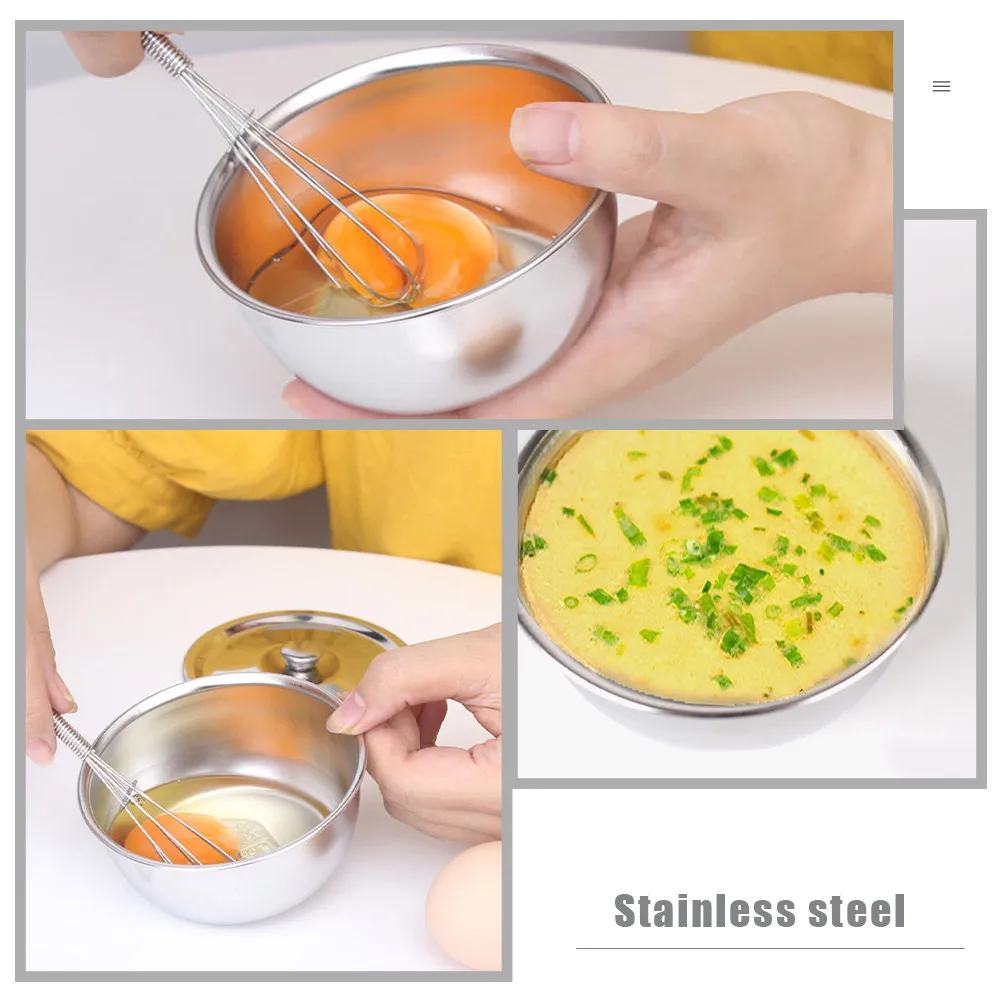 

Детская миска из нержавеющей стали 190 мл для еды, супа, использования на кухне, для малышей