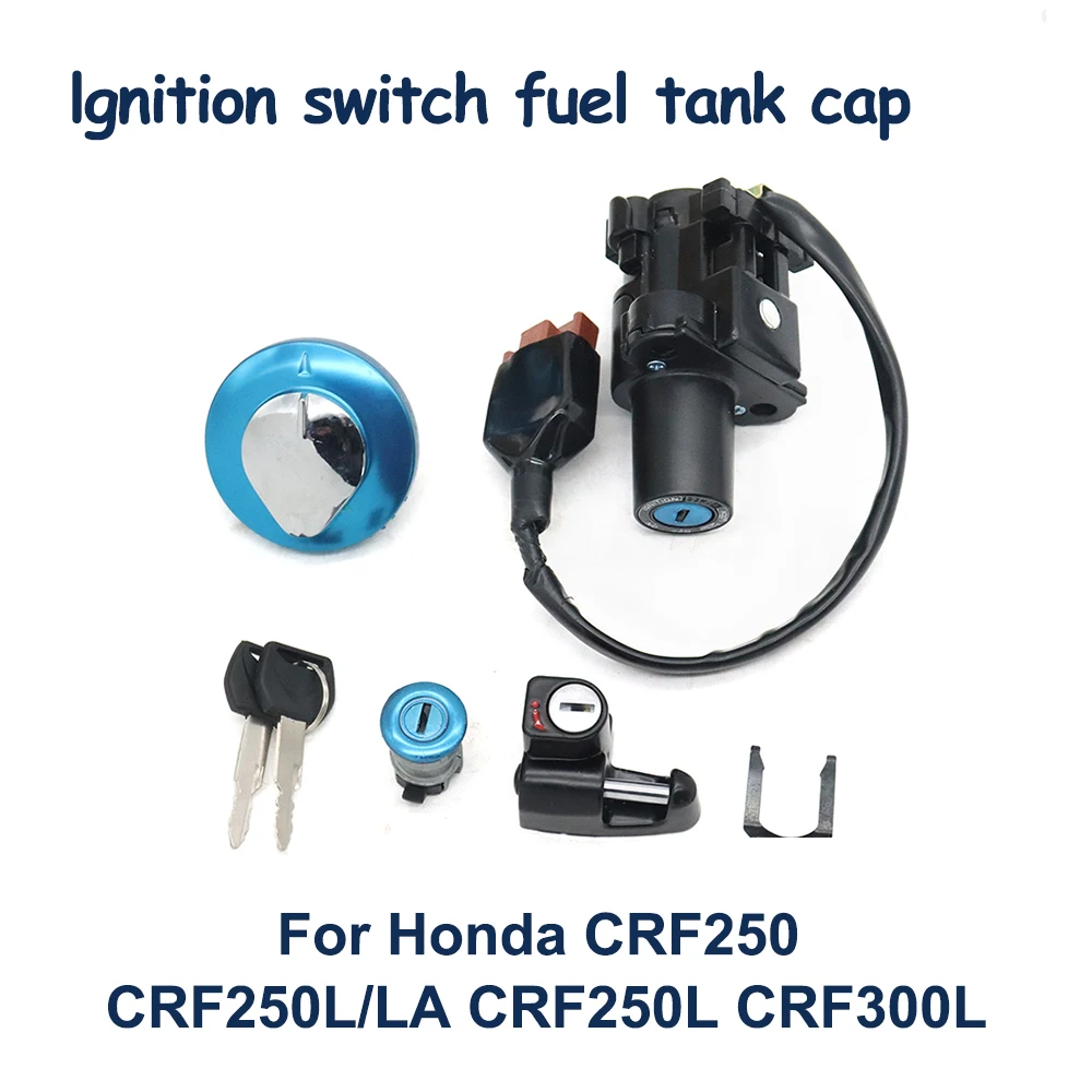 

Motorcycle Ignition Switch Fuel Gas Tank Cap Cover Key Lock Set For Honda CRF250 CRF 250 CRF 250L 250LA CRF250L CRF300L