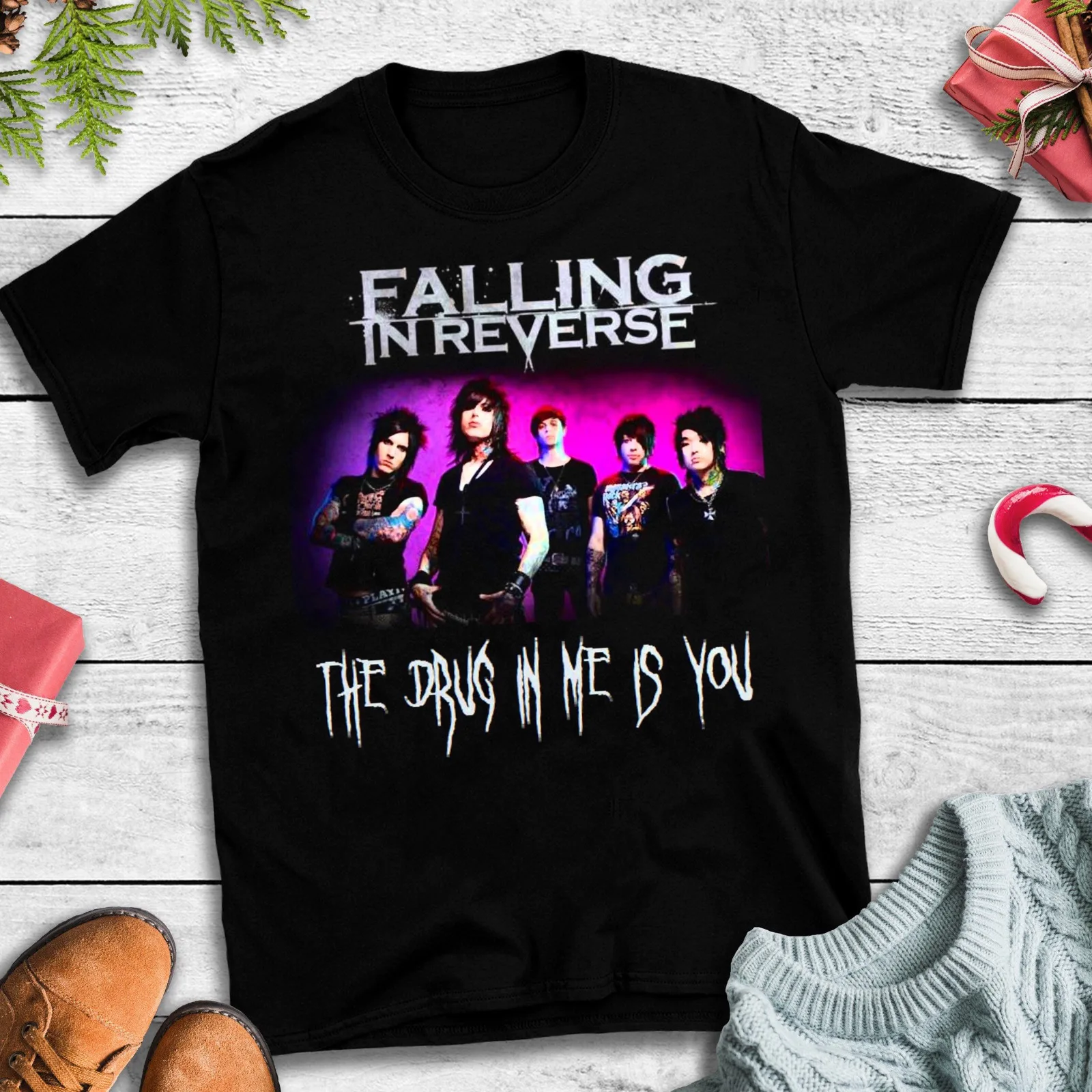 The Drug in Me Is You Falling In Reverse Black All Size Shirt ZZ044