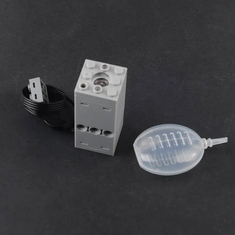 DIY Building Blocks Technical Motor Sprayer Electric Exhaust Modified Motor Compatible with Legoed For High-Tech Train Car Parts