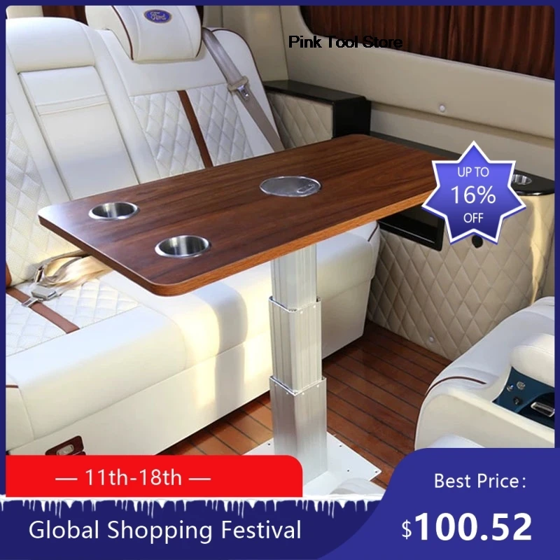 1858 RV تعديل رفع طاولة طعام خاصة للسيارة يمكن رفع طاولة طعام قابلة للسحب مع الملحقات تثبيت 922