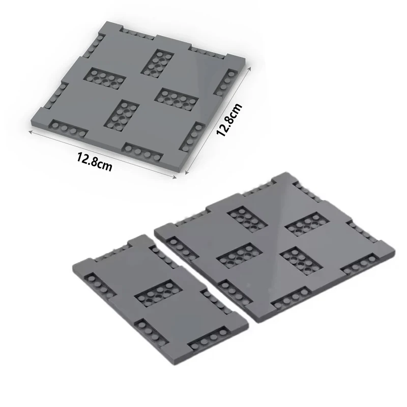 City Road Street Piastra di base Building Blocks Parti 60304 Piccola base per attraversamento pedonale MOC Mattoni assemblati Puzzle Giocattoli fai da te Modello