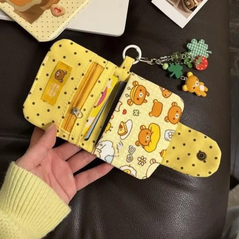 

Rilakkuma Kawaii Stationery Bag Card Bag Storage Bag Large Capacity Makeup Bag and Camera Bag A Holiday Birthday Gift for Girls