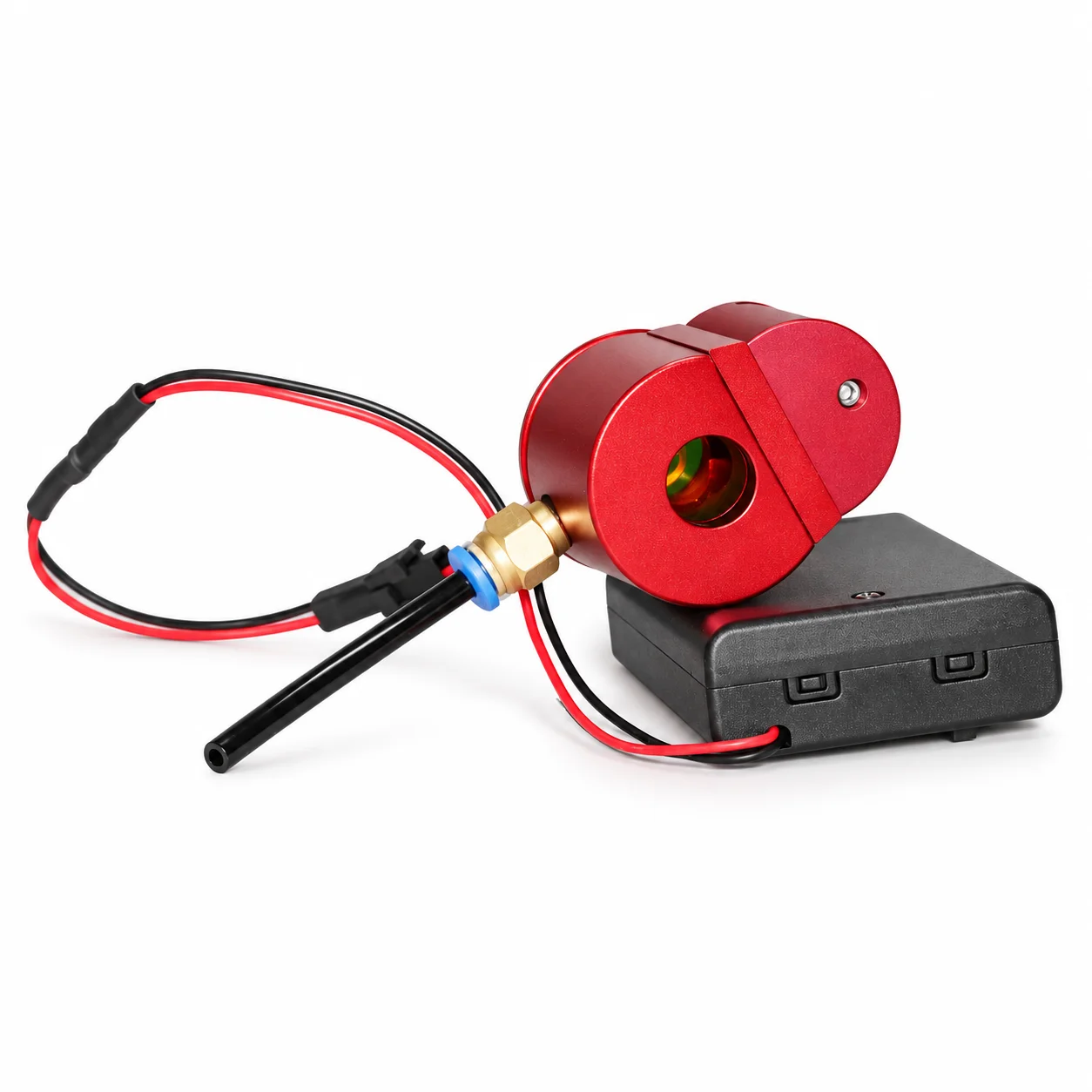 CO2 Laser Red Dot Pointer with Battery Box for Yongli AS H Series Laser Tubes Beam Alignment Tool for Cutting Engraving
