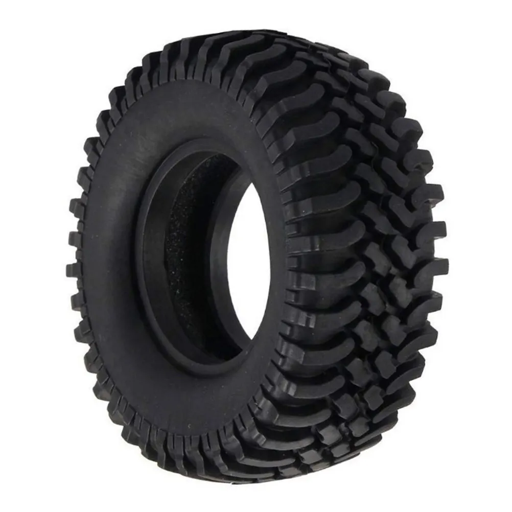 1Pcs Realistic Car Tires Premium Rubber for Off-Road 100Mm Adjustable Air Pressure Black Crawler Truck Tyres Car Tires
