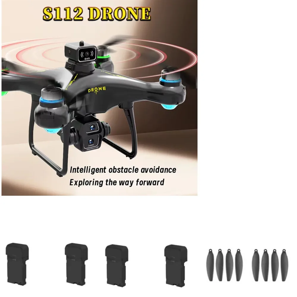 

S112 Drone Battery Original Spare 3.7V / Propeller Blade / For S112 Drone Parts S112 Drone Battery