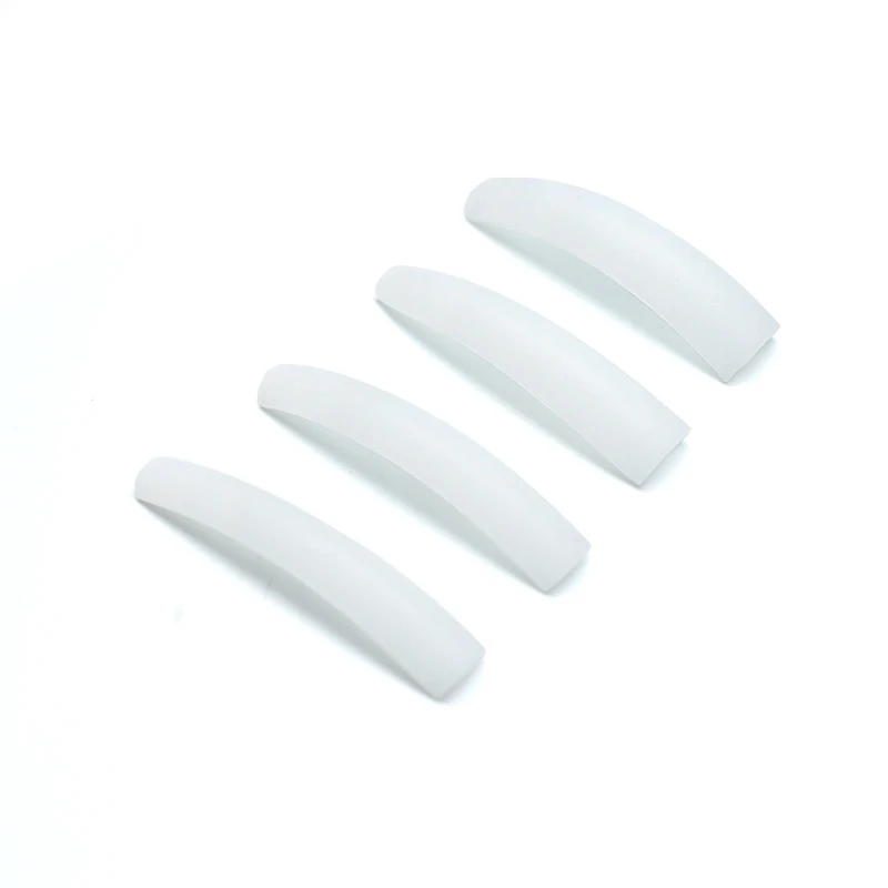 4 Pairs White Silicone Lash Lift Shields Eyelash Perm Pads Lash Lifting Rods Reusable 3D Eyelash Curler Makeup Tools