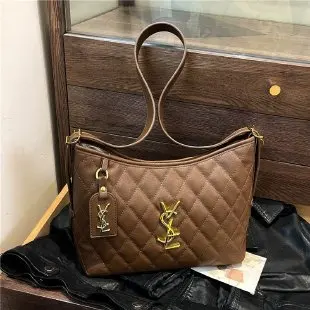 2024 High Quality Women Soft Faux Ladies Crossbody Bag Underarm Bag Retro Handbag Fashion Design Girls Small Shoulder Bags