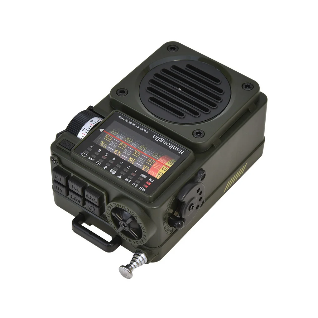 Bluetooth-compatible Radio Battery Powered LED Stereo Rechargeable Radios