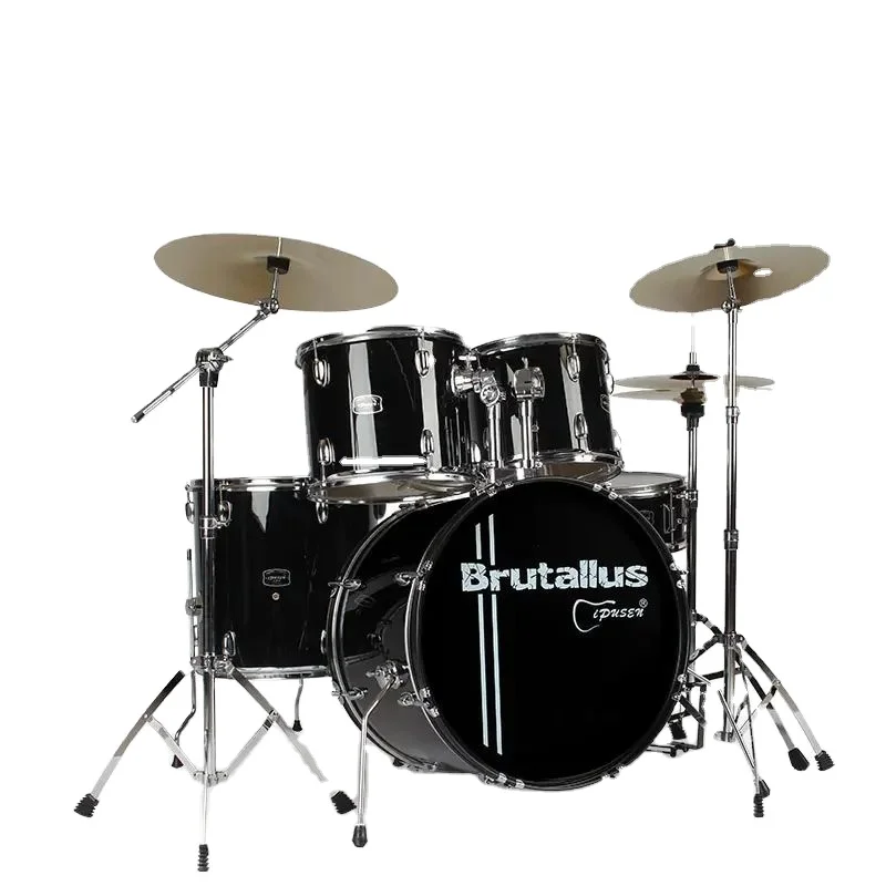 

High Quality Kit Luxury Drum Set Elevate Drumming Skill Drum Sets