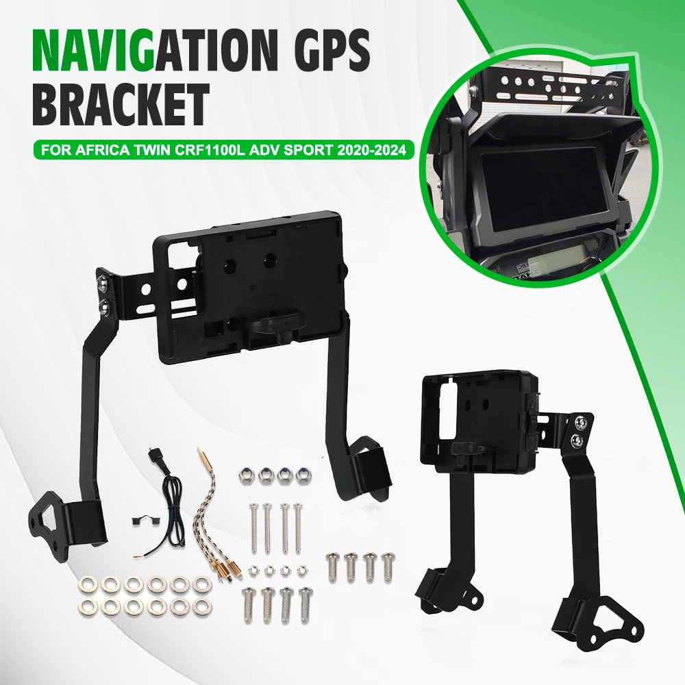 

USB Phone Holder For Honda CRF1100L Africa Twin ADVENTURE SPORTS CRF1100L Africa twin 1100 2020-2024 2025 GPS Navigation Bracket