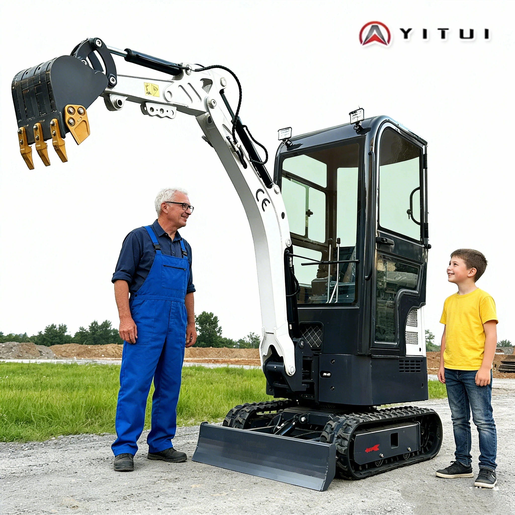 

Best-Selling Family Style Hydraulic Mini Excavator 2.0 Tons With Accessories And Free Delivery Customized Foldable Boom