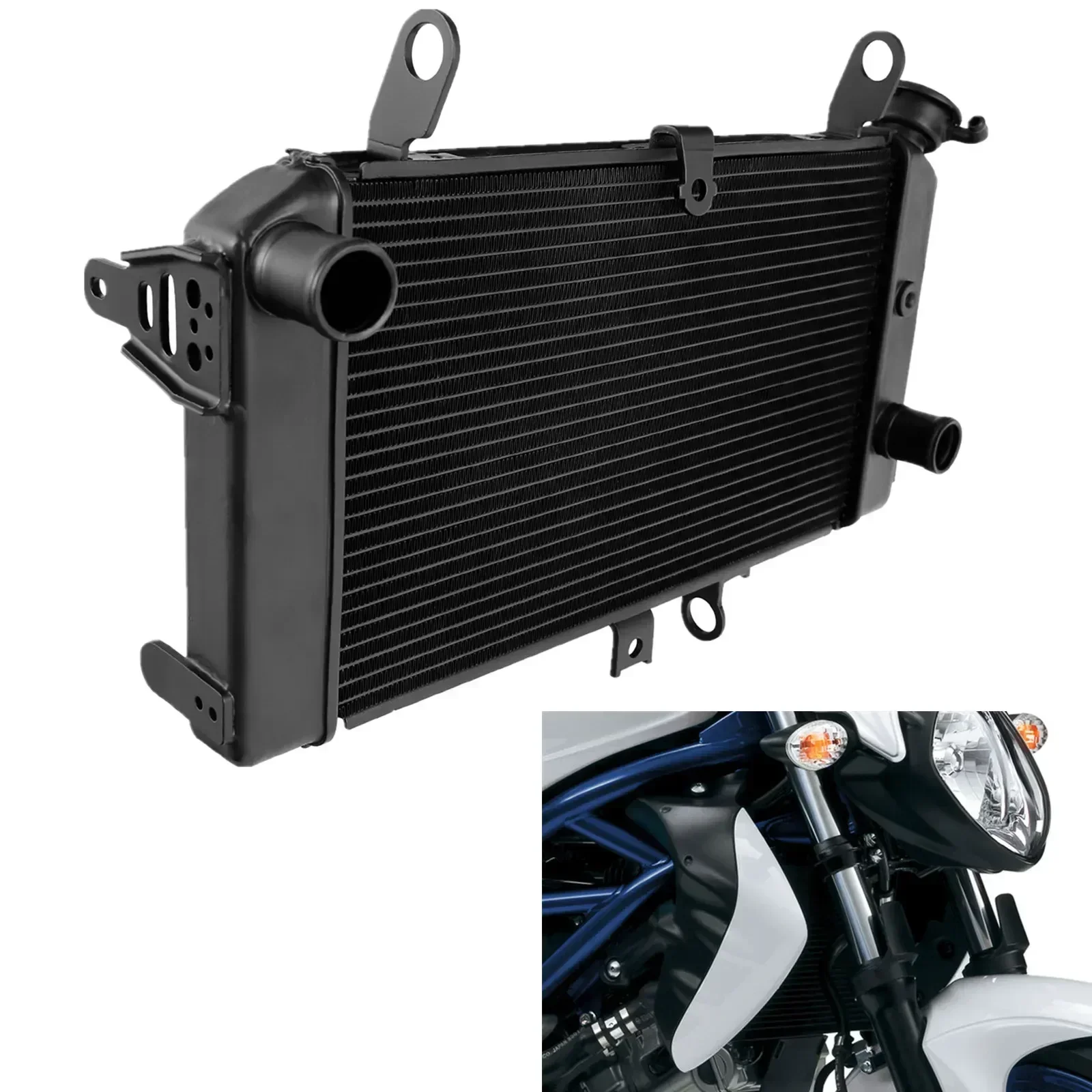 For Suzuki SFV650 Gladius ABS 2009-2016 2015 2014 Motorcycle Parts Engine Cooling Radiator