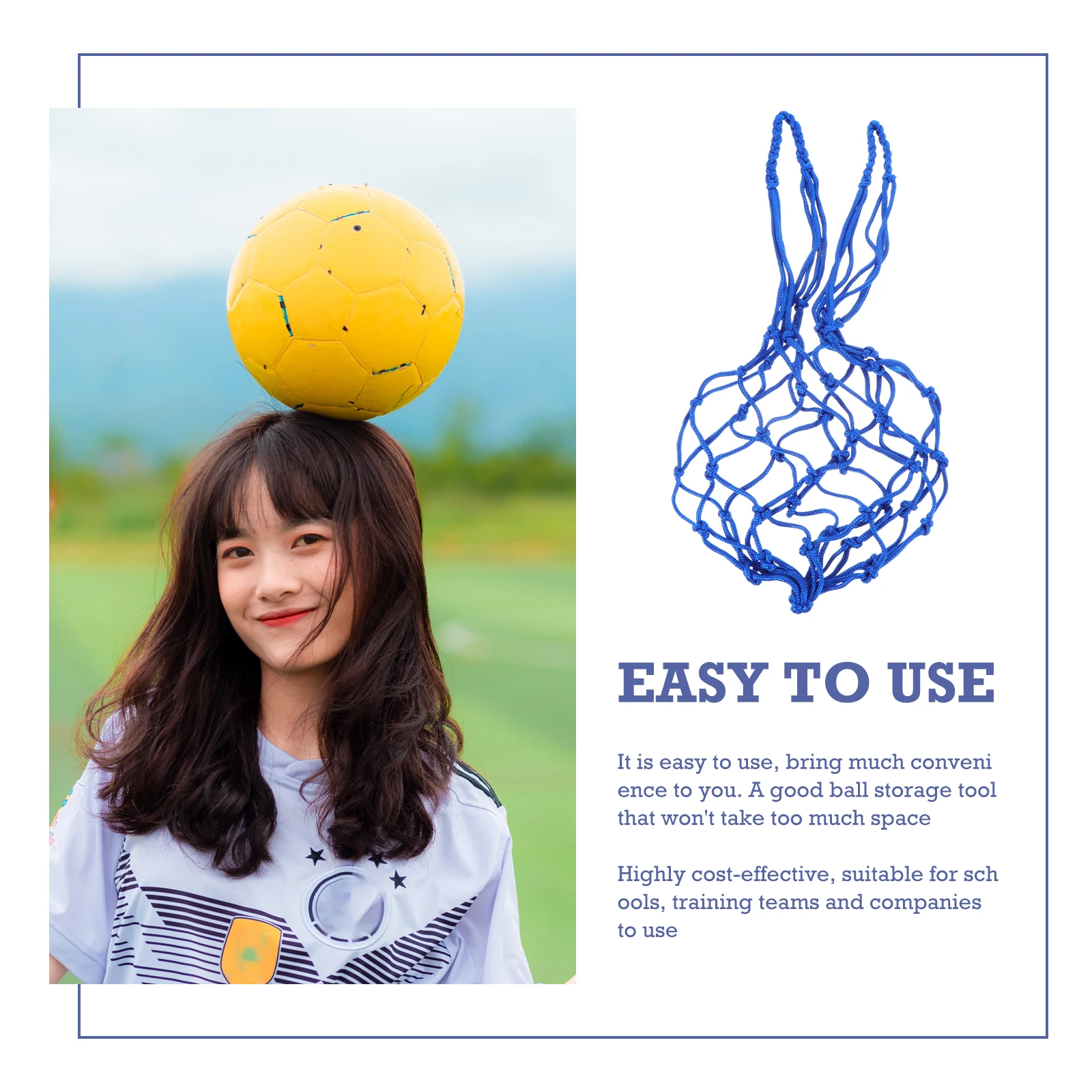 2 قطعة شبكة تخزين الكرة لكرة القدم كرة السلة الكرة الطائرة منظم شبكي متين لتوفير المساحة حقيبة المعدات الرياضية