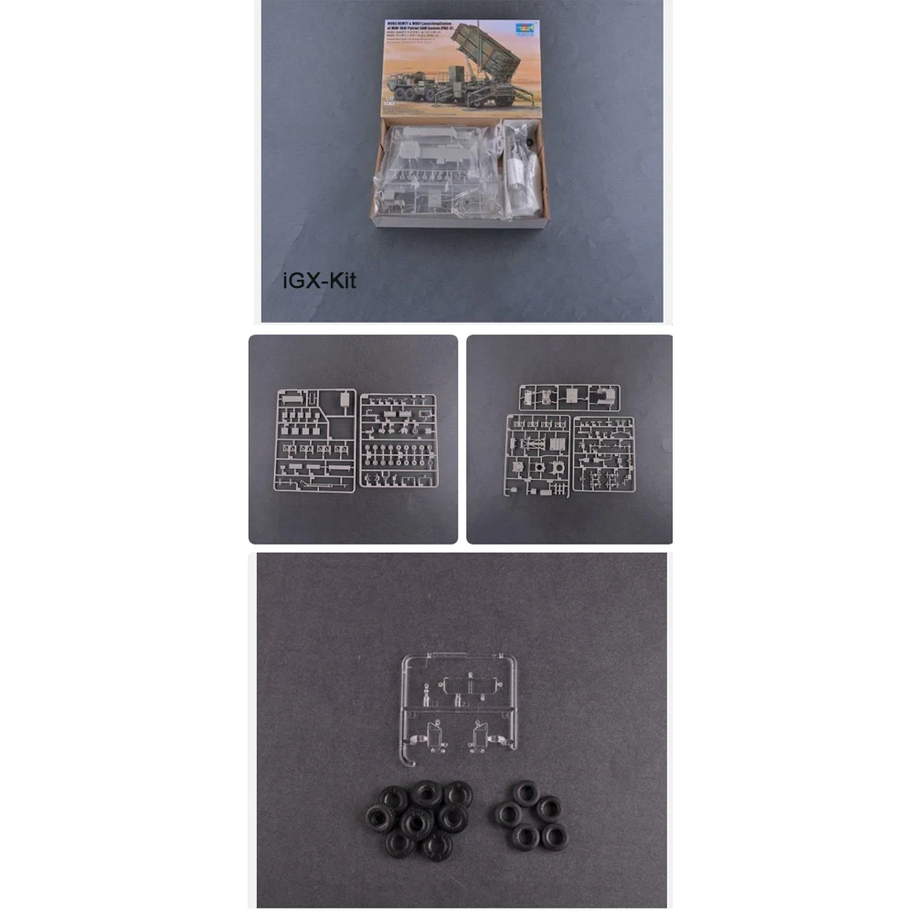 Trumpeter 07157 1/72 Scale M983 HEMTT M901 Launching Station w/ MIM-104F Patriot SAM System PAC 3 Plastic Model Building Kit
