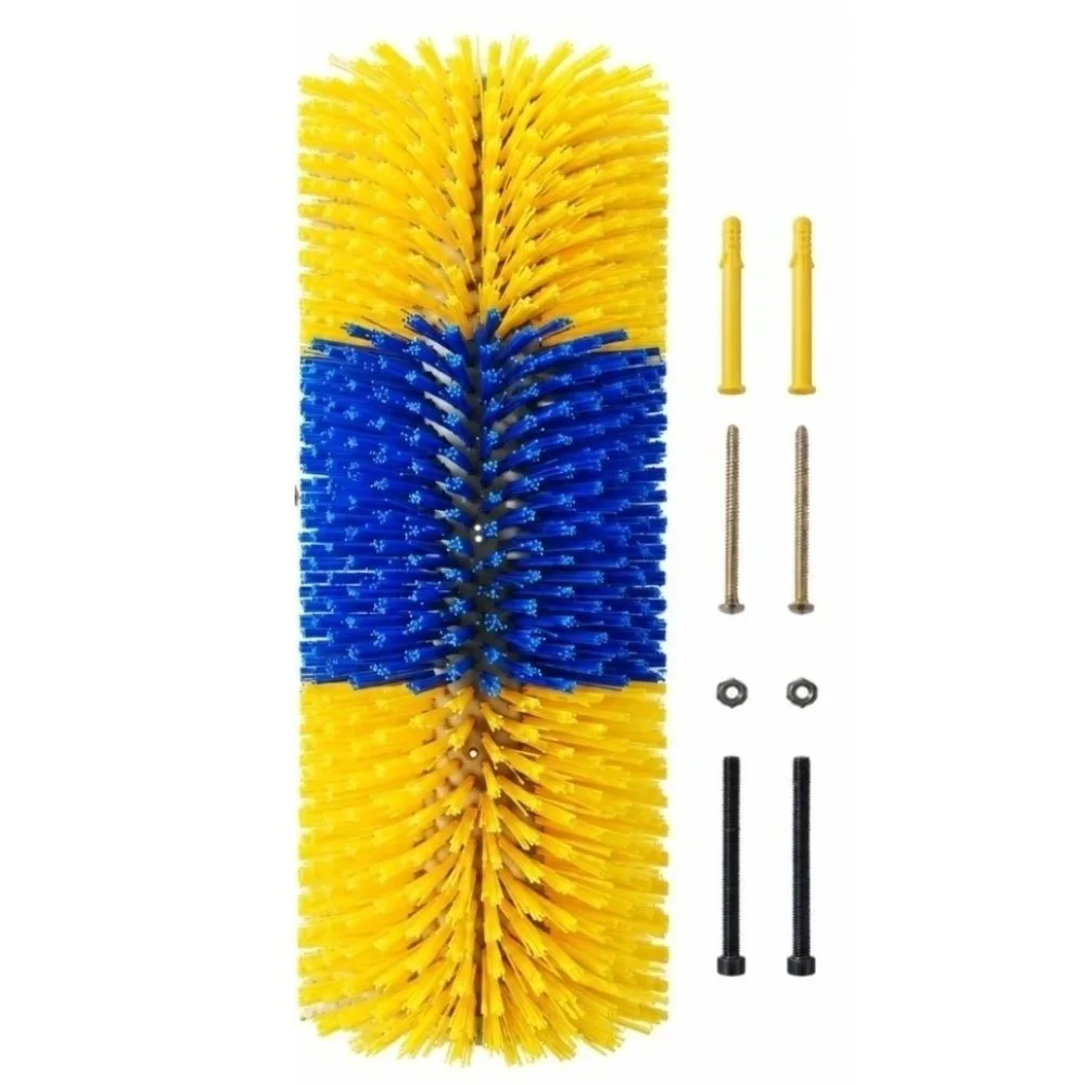 Wear Resistant Livestock Scratch Brushes Animal Friendly Deep Massage Livestock Grooming Brush Quick-Connect System Full Massage