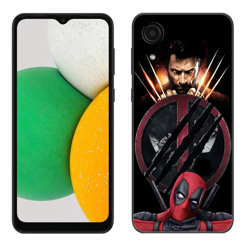 Marvel Wolverine Ant-Man Phone Case For Samsung Galaxy A01 A03 Core A04 A10 E A02 A05 A20 A21 A30 A50 S A6 A8 Plus A7 A9 2018