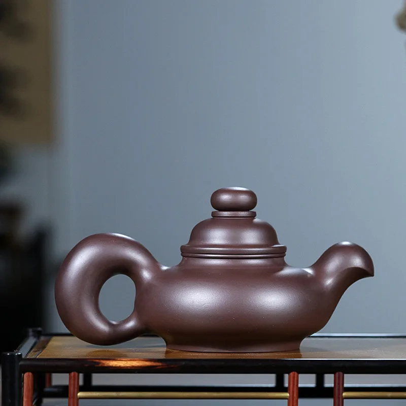 300ml Premium Handmade Yixing Zisha Teapot Retro Chinese Style Clay High Density Water Outfit Vintage Handcrafted Tea Pot