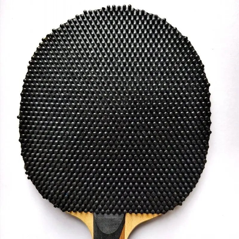 Ultra-large Particles 4.0mm Height Table Tennis Rubber Mushroom-head Cured OX Long Pips Ping Pong Rubber for Anti-spin Weird
