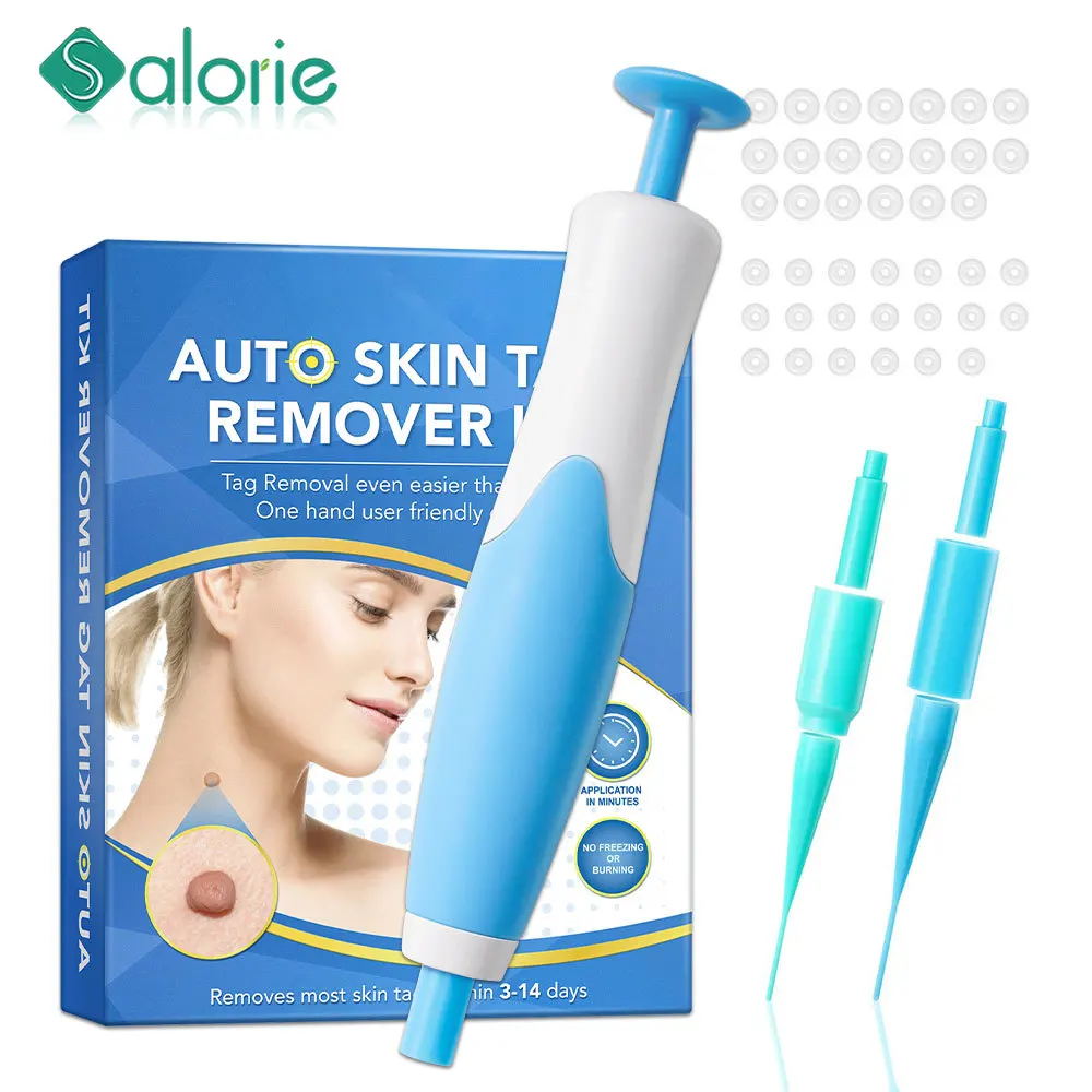 2 IN 1 Auto Micro Skin Tag Remover Device Standard And Micro Skin Tag Removal Kit Adult Mole Wart Remover Face Care Beauty Tools