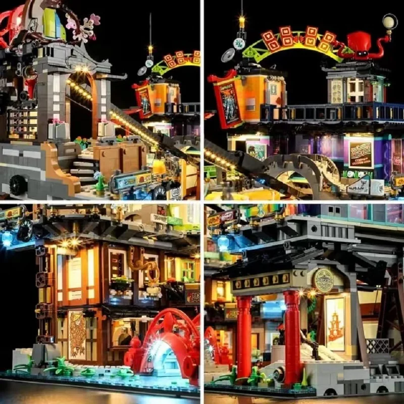 

Горячая распродажа: Набор строительных блоков «Городские рынки и сады» (6163 детали), совместимый с 71799. Игрушка для детей, подарок на Рождество, День рождения, Хэллоуин.