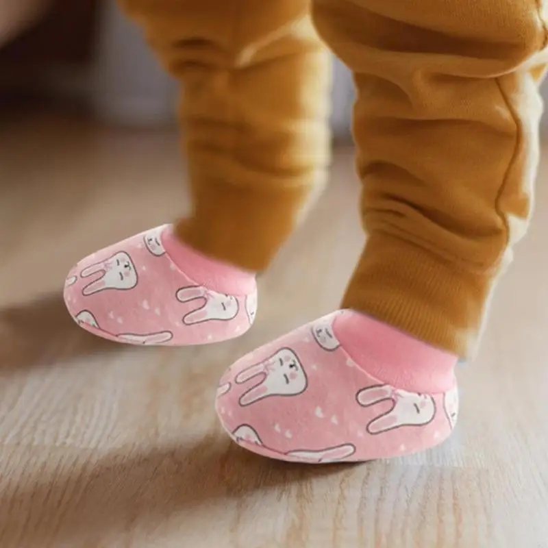 

D5QA Infant Scratch Prevention Mittens and Booties Set for Baby 0-6 Months Cotton Comfortable Anti-grab Gloves and Socks