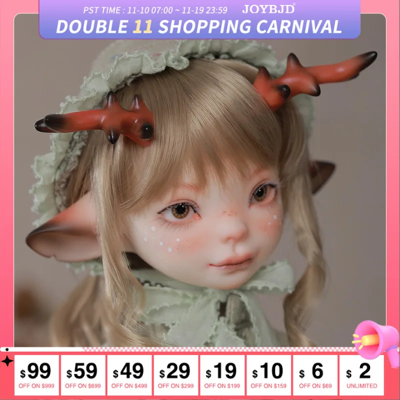 

Prefered Warehouse Shipping Fantasy Angel 1/6 BJD Doll Lele Resin Toys for Kids Baby Deer Doll Animal Anime Toy DIY