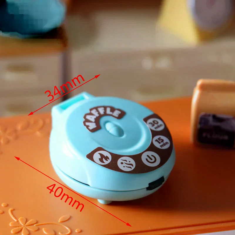 

Doll House Kitchen Mini Toaster Pocket Electric Oven Toy Miniature Toy Model