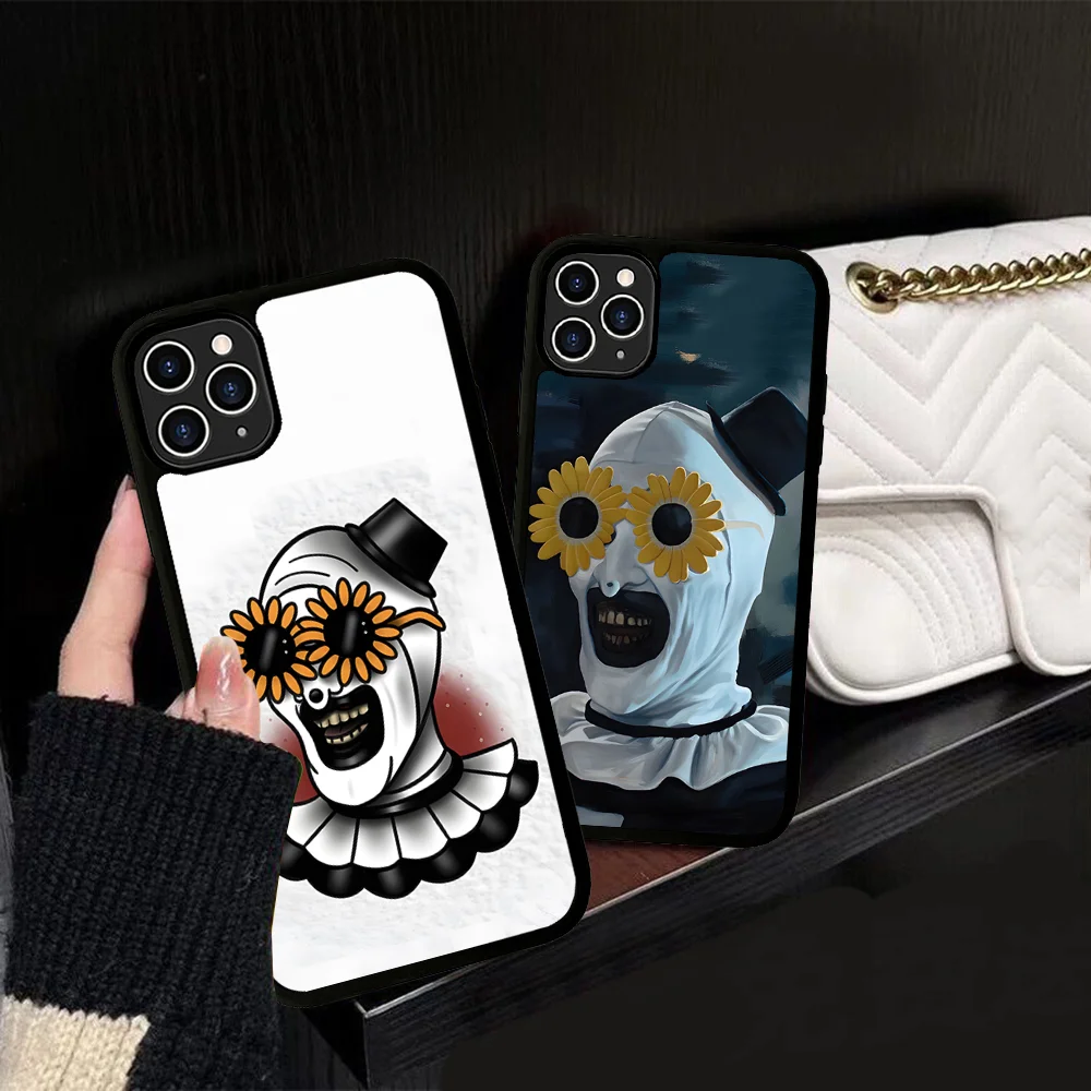 Horror Movie Terrifier Phone Case Silicone PC+TPU For For IPhone 11 12 13 14 15 16 Plus Pro Max Cover