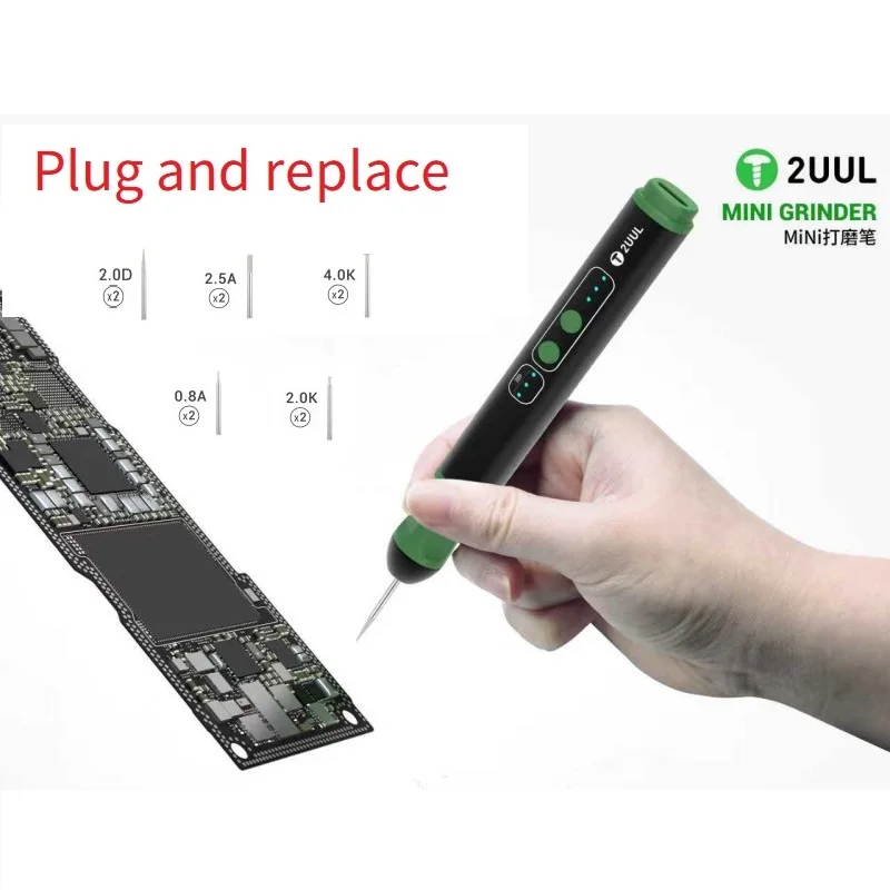 

2UUL DA86 МИНИ-ГРИНДР Автоматические снятия передач Легко управлять Подходит для электронных устройств Обслуживание материнской платы Ремонт