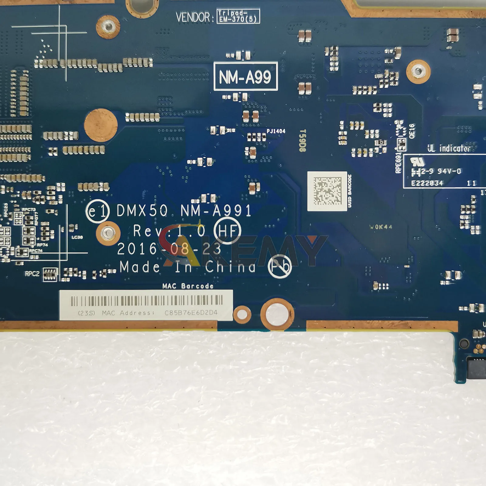 เมนบอร์ด NM-A991 สำหรับแท็บเล็ต Lenovo Ideapad Miix 720-12IKB พร้อมซีพียู i3 i5 i7 แรม 4GB 8GB 16GB ผ่านการทดสอบ 100%
