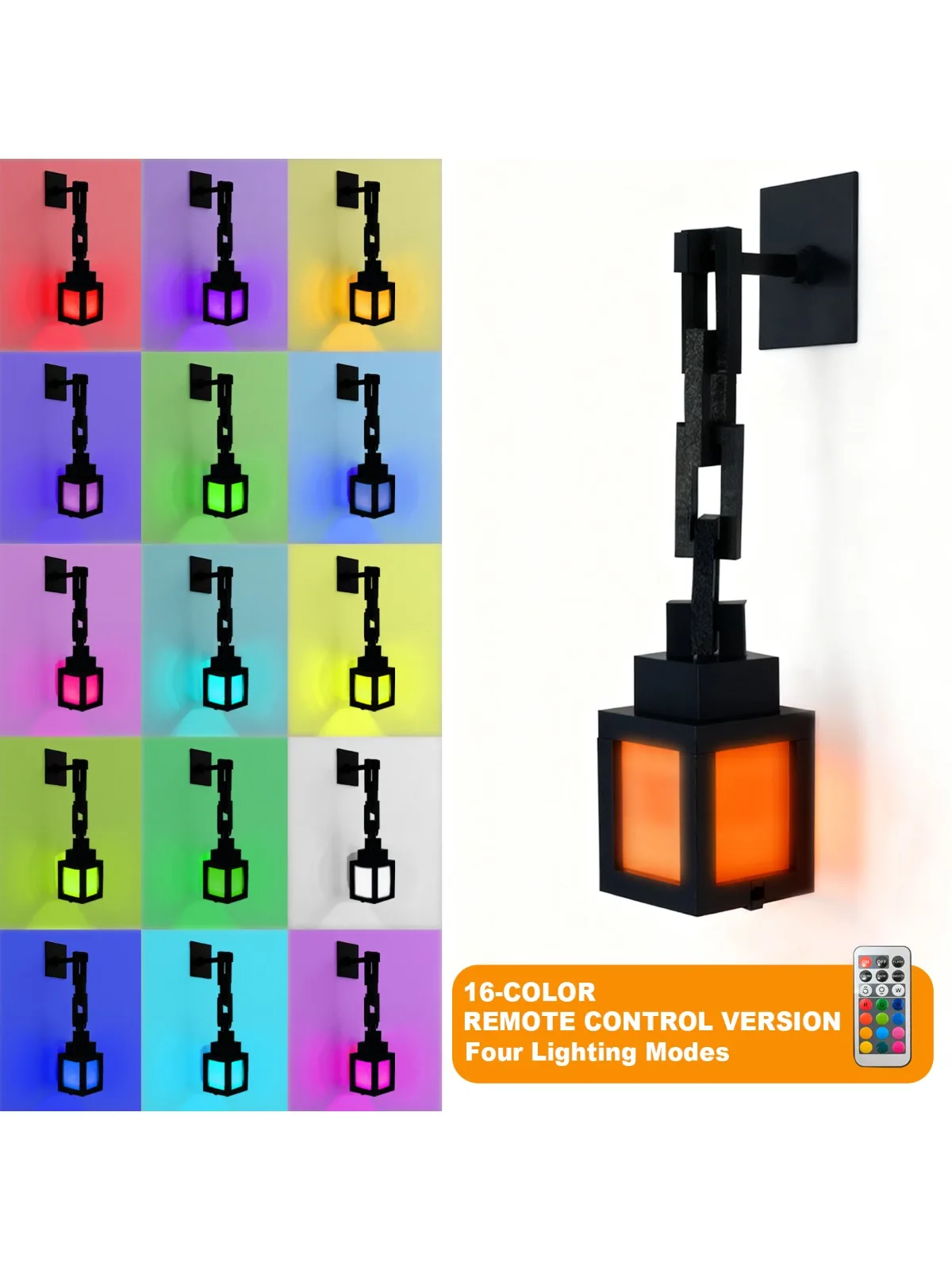 بكسل نمط ضوء الليل فانوس محمول زخرفة الطاولة 13 ألوان فانوس DIY الديكور الداخلي مهرجان مصباح لتهيئة الجو #2