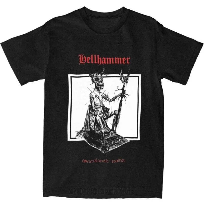 Fashion Hellhammer Band T Shirt for Men Women Cotton Extreme Metal Tee Shirt Unique Clothing