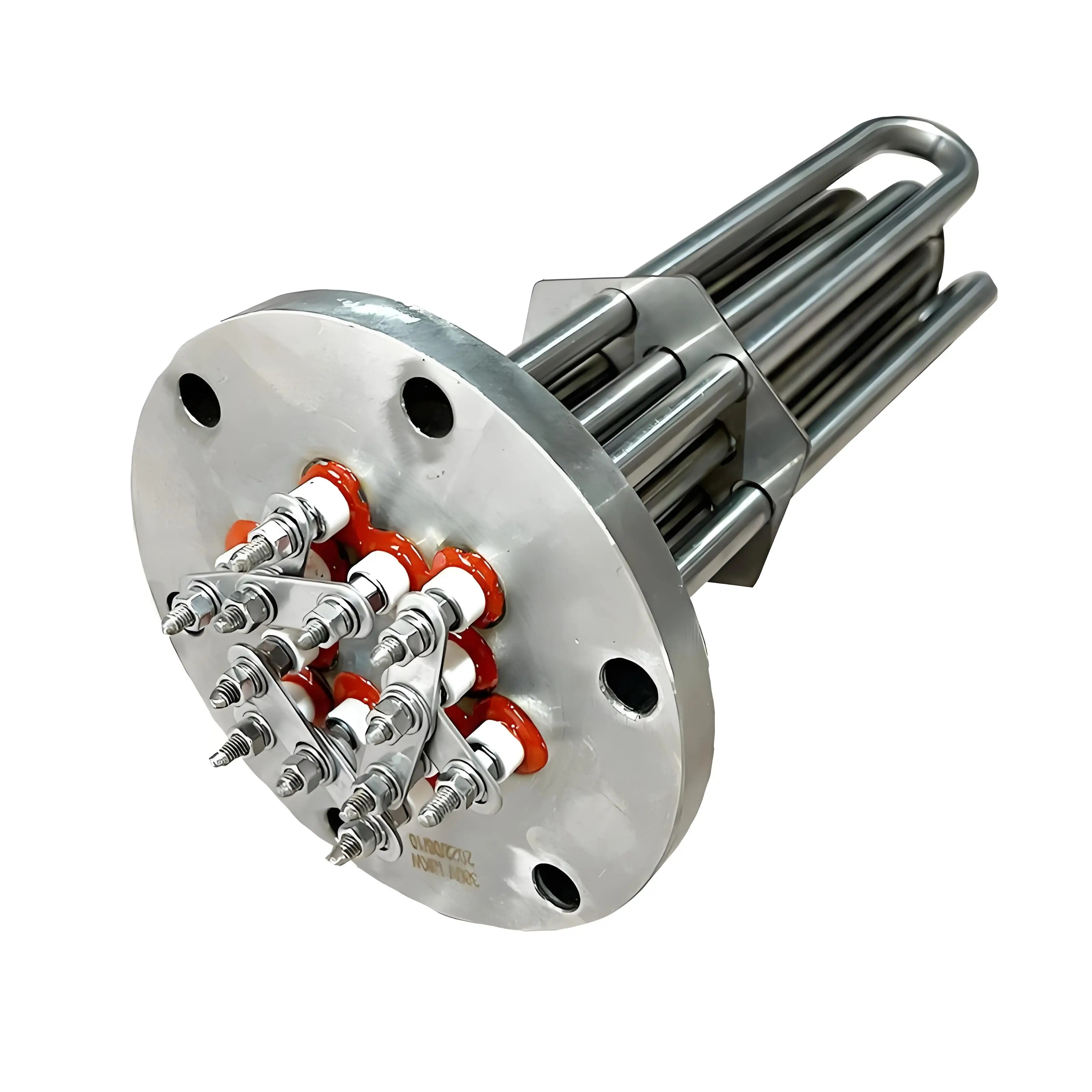 Excellent Stainless Steel Flanged Immersion Heater 220-380V Heating Wire for Industrial Printing Dyeing Pools
