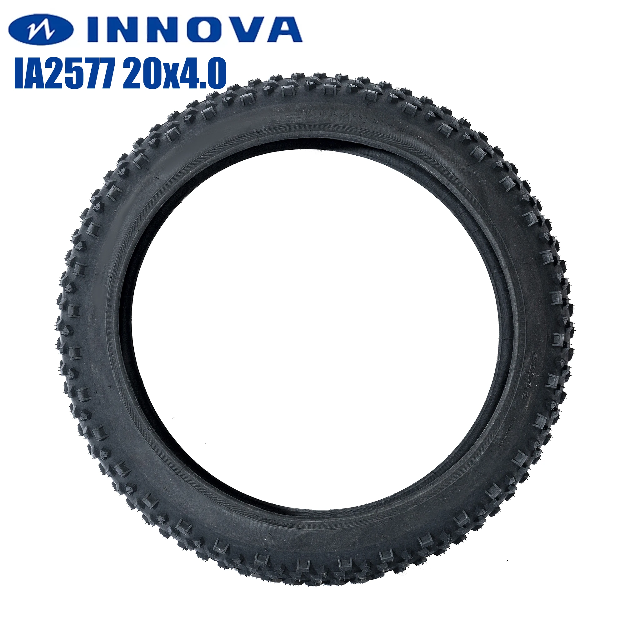 Innova 20x4.0 Fat Tire Snow Tire IA-2577 Original Black Blue Green Electric Bicycle Tyre 20x4.0 Mountain Bike Accessory and Tube