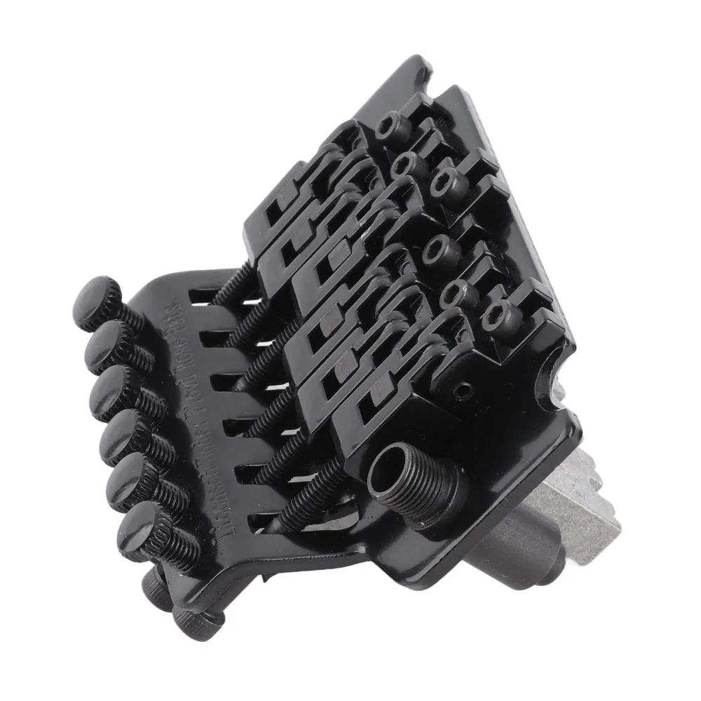 

Черно-серебристая система тремоло-бриджей ​ ​ Система двойной блокировки ​ Легко носить с собой ​ Двойной пружинный стабилизатор качания ​ ​ С поддержкой рук ​