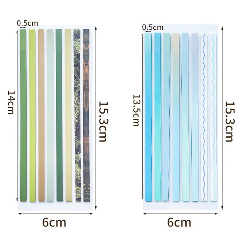 160 Sheets Memo Pad Transparent sticky notNotebook Cute Index Stickers Notes Books Bookmarks Kawaii Aesthetic Stationery Supplie