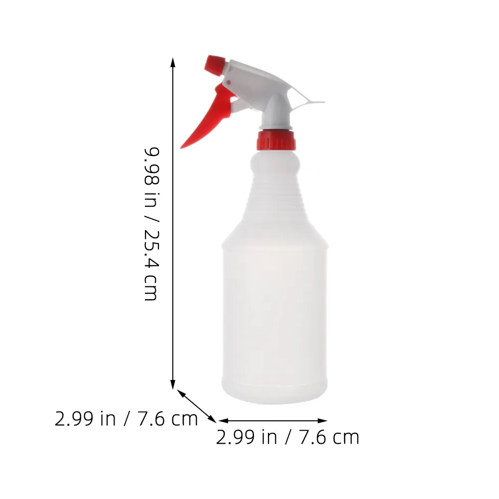 Adjustable Spray Bottles 2 Pack Empty Plastic Mist Sprayers for Cleaning Gardening and Plant Watering
