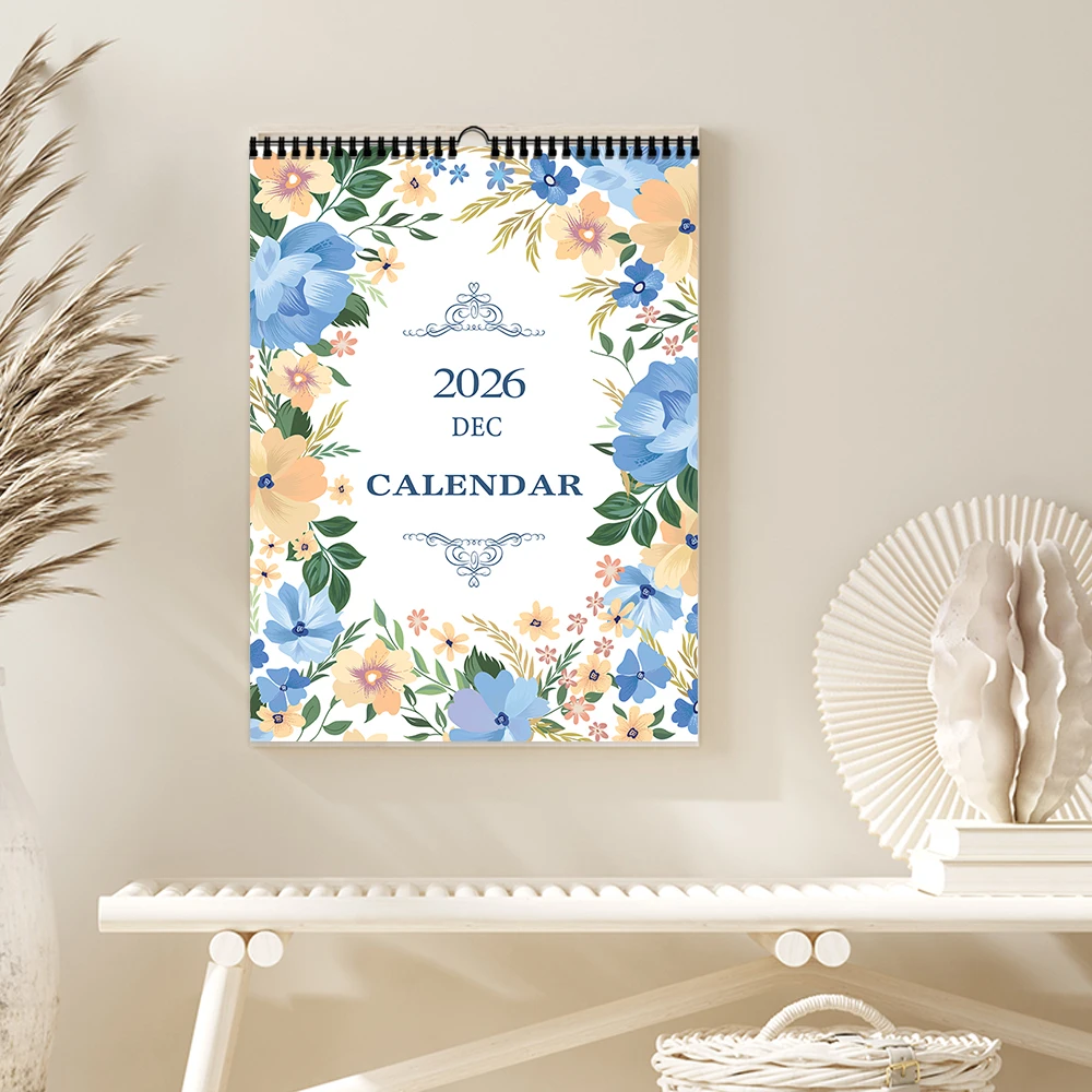 Calendario personalizzato 2026 da 1 pezzo - Calendario da parete personalizzato Carica 6 foto Calendario da parete Compleanno, Natale, regalo di Capodanno