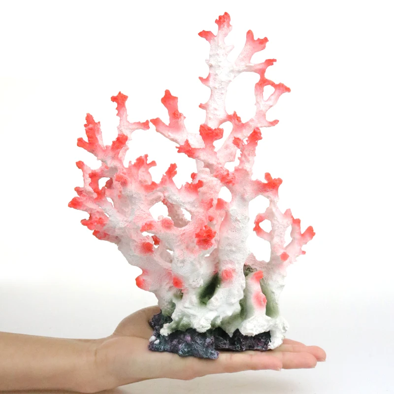 

Simulation Coral Reef Landscape Rockery Shell for Fish Aquarium Decoration