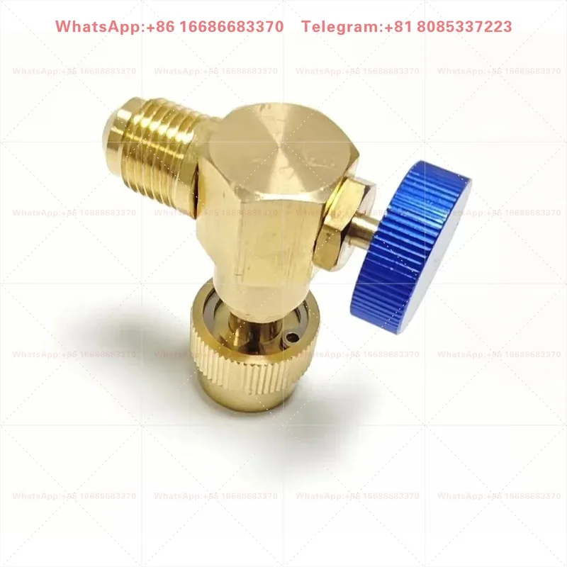 right angle fluoride safety valve Air conditioner fluoride valve R410A refrigeration system maintenance tool