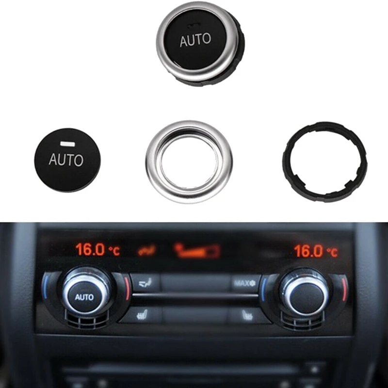 2X Climate AC Control Rotation Knob Button Switch Repair Kit 61319393931 For -BMW X5 X6 F10 F07 F02 F15 F16 - Image 2