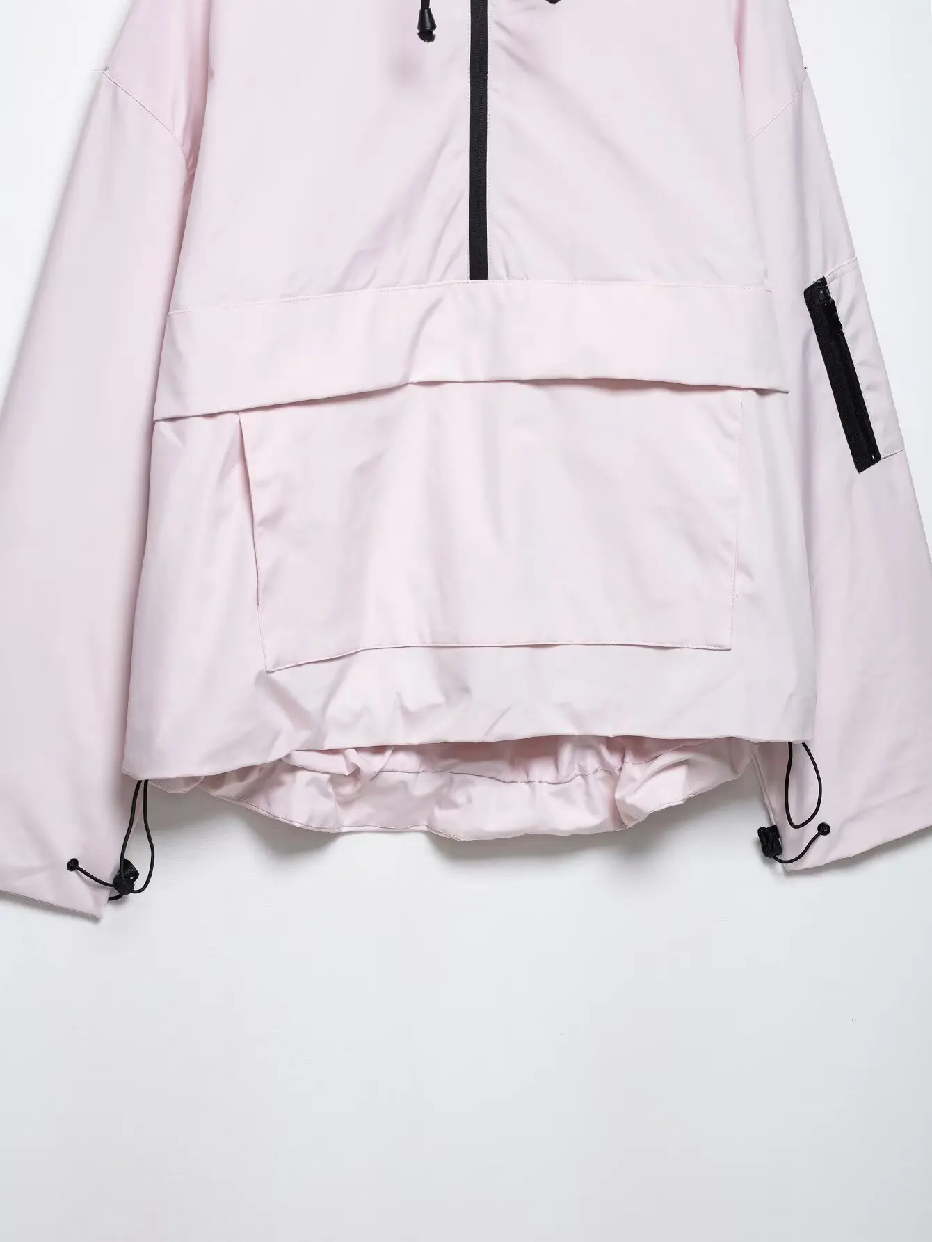 BB6507 ZA25 summer new women's clothing casual temperament simple and fashionable loose long sleeved hooded workwear jacket jack