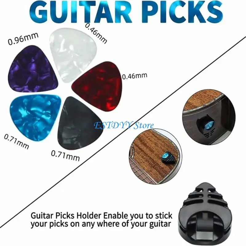 

G6DE Adjustable Nylon Guitar Strap Stage Performances Guitar Strap With Leather Ends