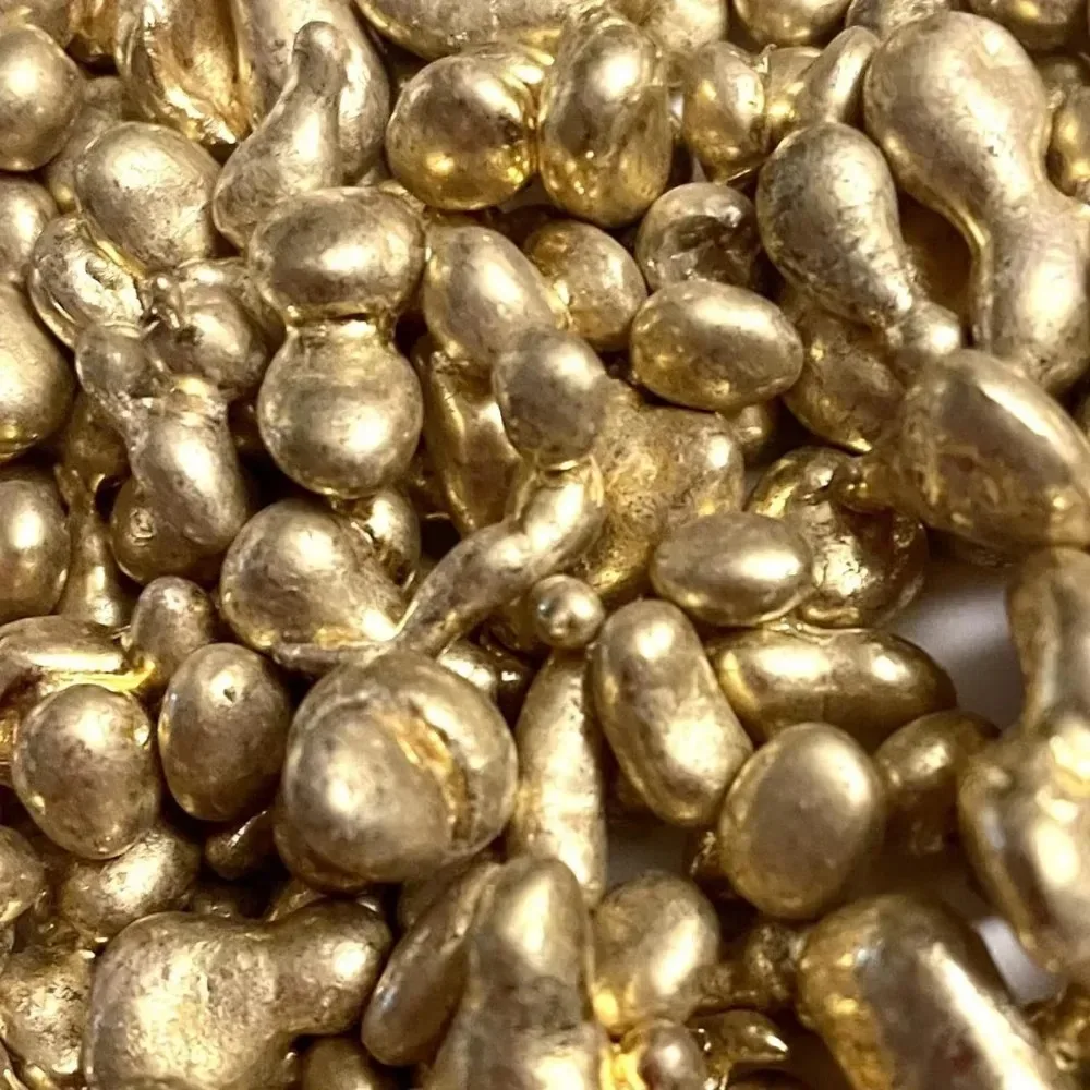Brass Particles for Jewelry Casting H65 Brass Granules Copper Grain for Brass Casting Ingots Metal Pellets Brass DIY Accessories