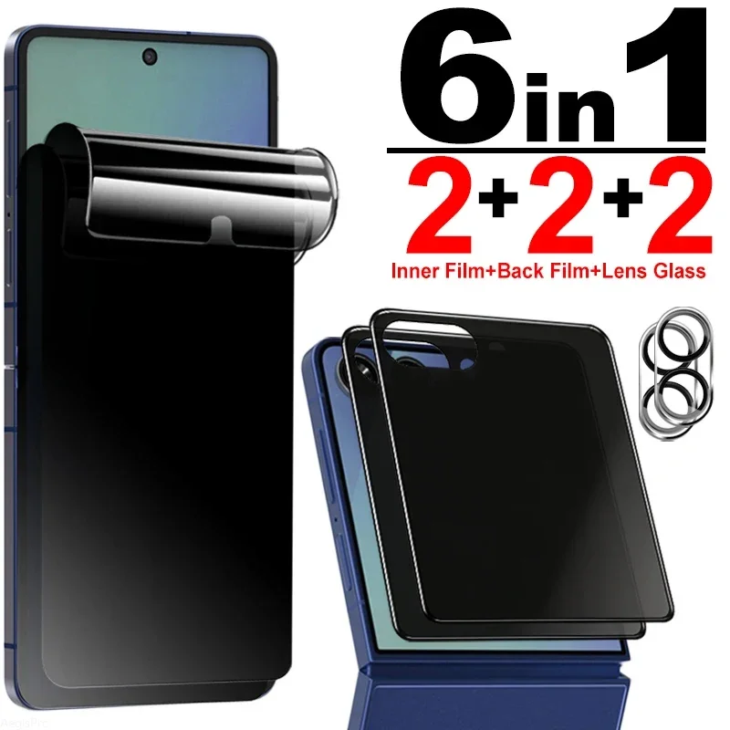 Privacy Hydrogel Film for Samsung Galaxy Z Flip 7 6 Screen P