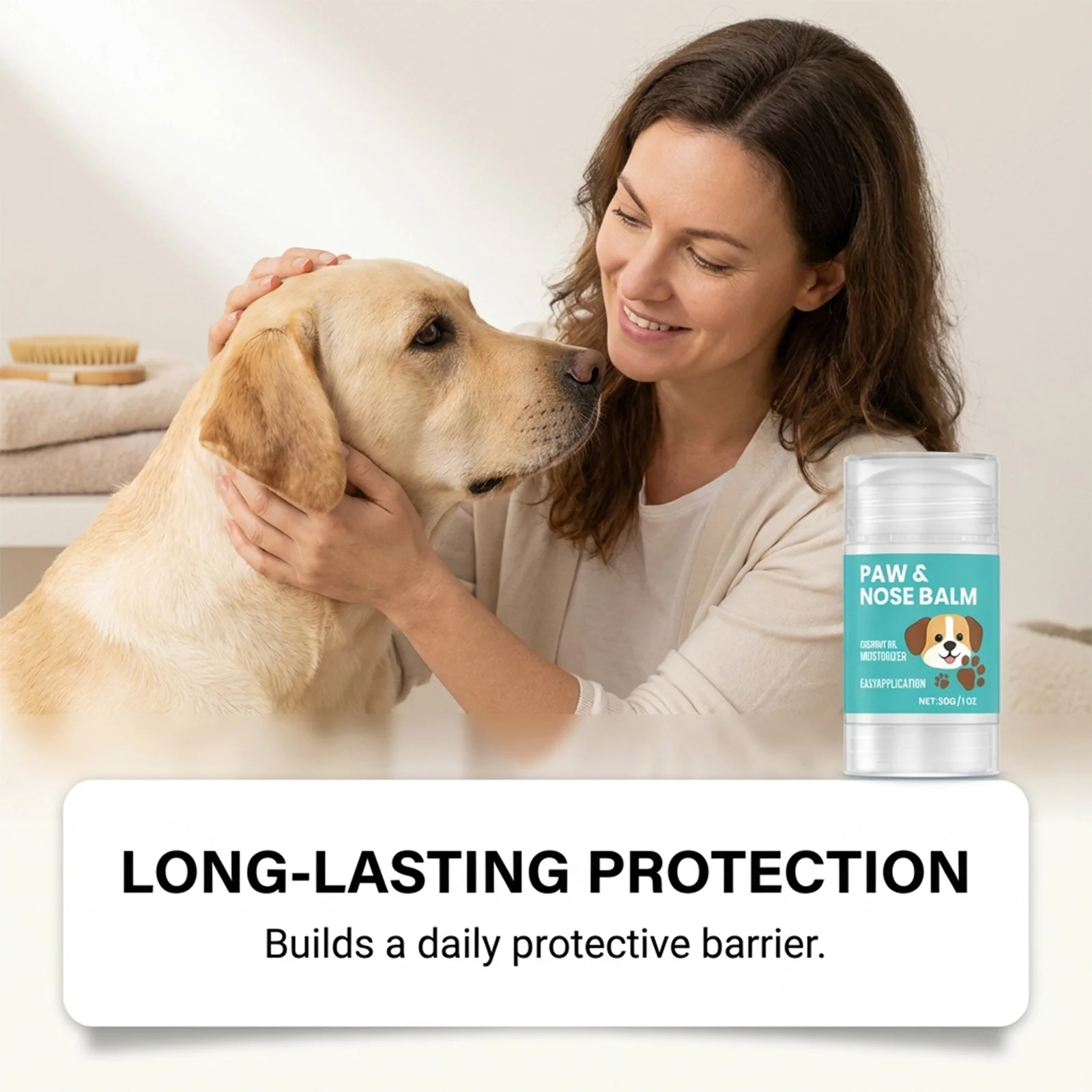 Dog Paw Nose Balm Pet Nose Protector Coconut Oil Moisturizing Cream for Paw and Nose Crack Feet Repair Dog Winter Care Supplies
