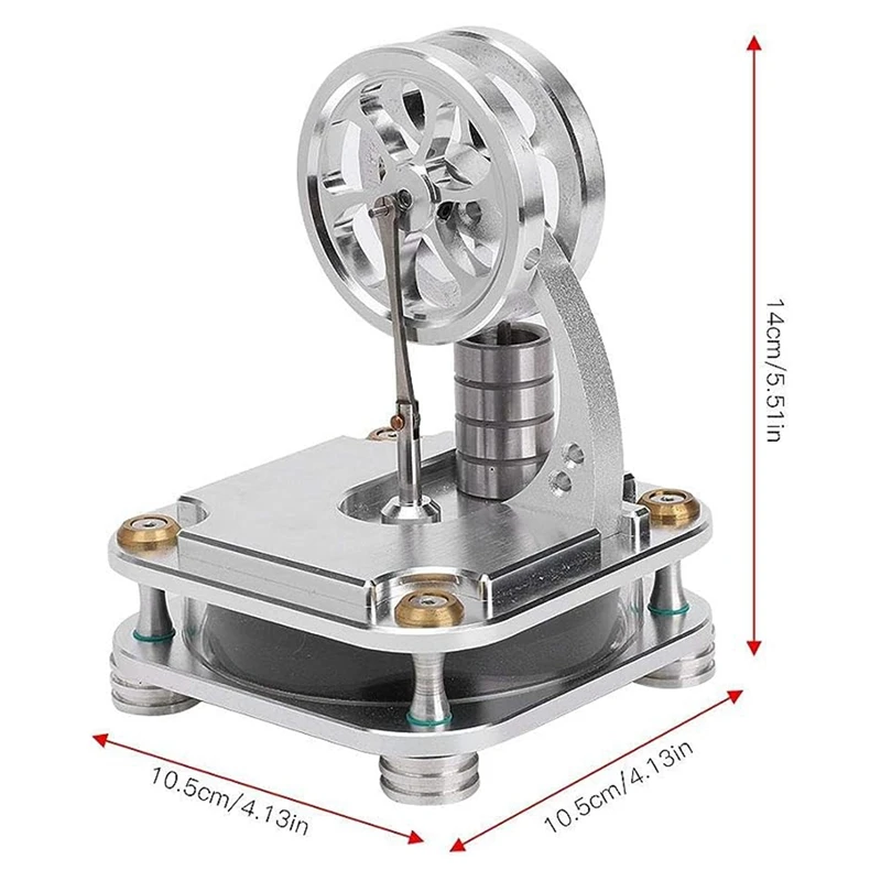 1 szt. Może uruchom silnik Stirlinga Model samolotu Turbojet Cylinder elektryczny