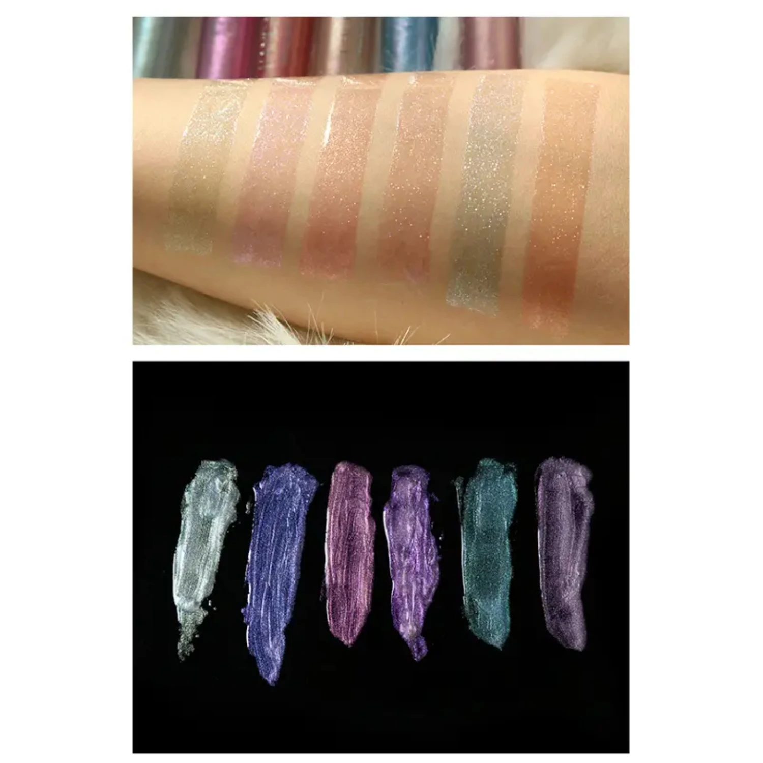 Moisturizing Glitter Lip Gloss with Long-lasting Glossy Finish for Hydrated Lips - Lipstick and Lip Balm Combo