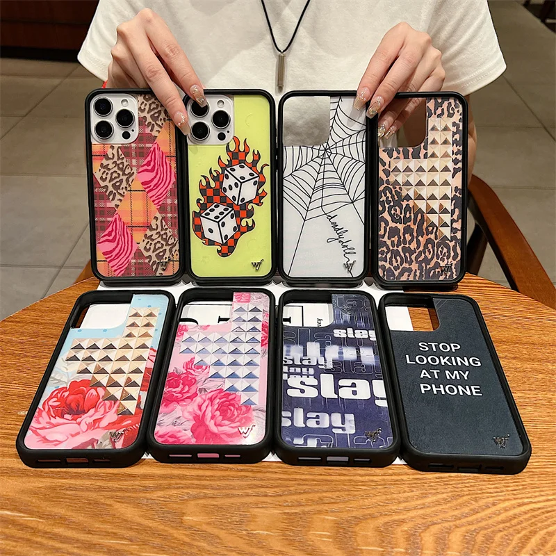 custom leather phone cases Buck Brown iPhone Leather Case